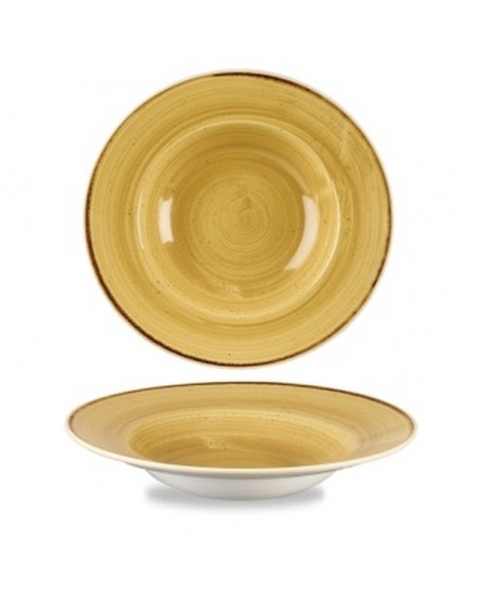 Talerz do makaronu 0,468 l - CHURCHILL Stonecast Mustard Seed
