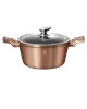 GARNEK GRANITOWY 28cm BERLINGER HAUS ROSE GOLD BH-1516