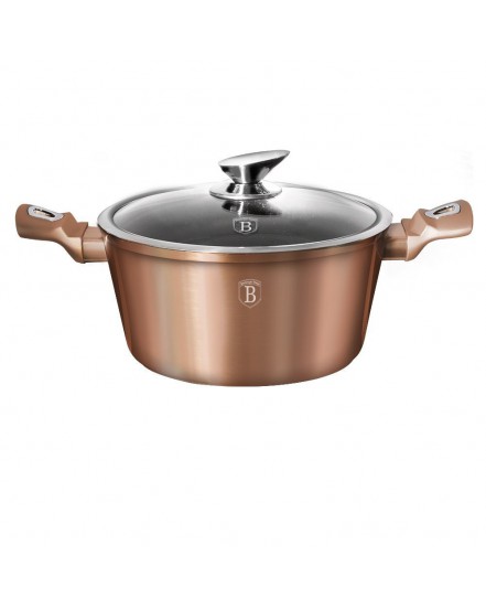 GARNEK GRANITOWY 28cm BERLINGER HAUS ROSE GOLD BH-1516