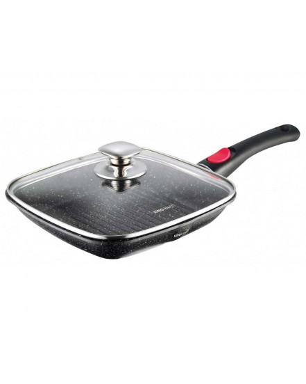 GRILLOWA PATELNIA GRANITOWA 24cm KINGHOFF KH-1510 ODPINANY UCHWYT