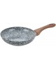PATELNIA GRANITOWA 24cm GRANIT WOOD KINGHOFF KH-1028
