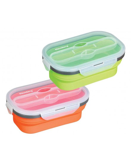 SILIKONOWY SKŁADANY LUNCH BOX KLAUSBERG KB-7022