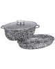 BRYTFANNA CERAMICZNA 38cm Z GRILLEM I POKRYWĄ KLAUSBERG KB-7367