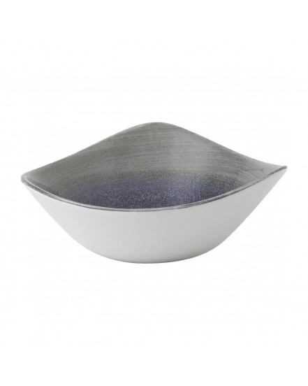 Miska trójkątna 370 ml - Stonecast Aqueous Grey