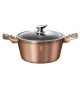 GARNEK GRANITOWY 24cm BERLINGER HAUS ROSE GOLD BH-1515