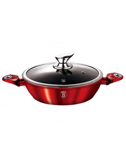 GARNEK GRANITOWY 32cm BERLINGER HAUS RED METALLIC LINE BH-1264
