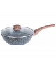 WOK GRANITOWY 24cm GRANIT WOOD KINGHOFF KH-1583