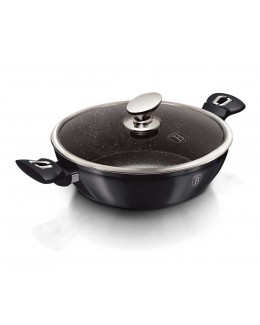 GARNEK GRANITOWY 28cm BERLINGERHAUS BH-6898 CARBON PRO