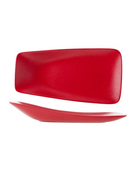 Talerz prostokątny 330 x 230 mm czerwony - ARIANE Dazzle Red