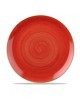 Talerz płytki 217 mm czerwony - CHURCHILL Stonecast Berry Red