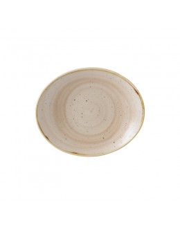 Talerz owalny 197 mm kremowy - CHURCHILL Stonecast Nutmeg Cream