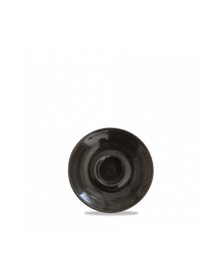 Spodek Onyx do espresso 118 mm - CHURCHILL Monochrome