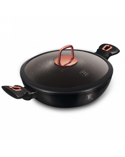 WOK GRANITOWY 30cm BERLINGER HAUS BH-7112 BLACK ROSE