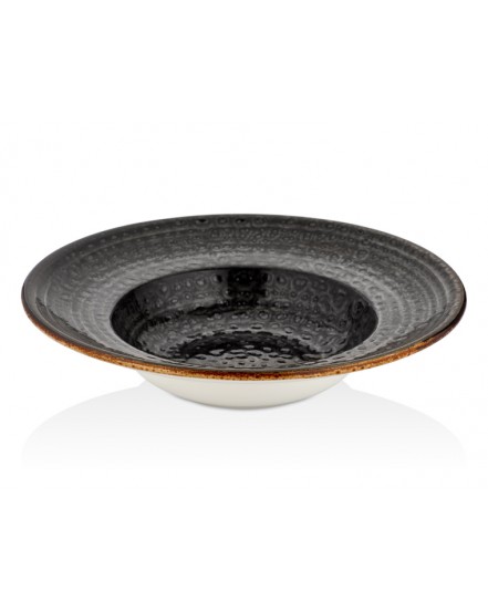 Talerz deserowy 170 mm - By Bone Cowry Black