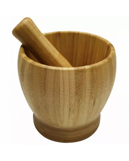 KUCHENNY MOŹDZIERZ BAMBUSOWY 9cm KINGHOFF KH-1616