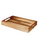 Skrzynka prostokątna drewniana 380 x 240 mm - CHURCHILL Stonecast Peppercorn Grey