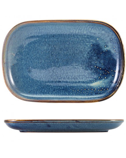 Półmisek 34.5 x 23.5 cm - Terra Porcelain Aqua Blue GenWare