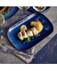 Półmisek 34.5 x 23.5 cm - Terra Porcelain Aqua Blue GenWare