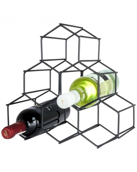 PÓŁKA STOJAK NA WINO 6 BUTELEK 229059