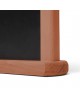 Dwustronny drewniany stojak na menu A5 - jasny brąz