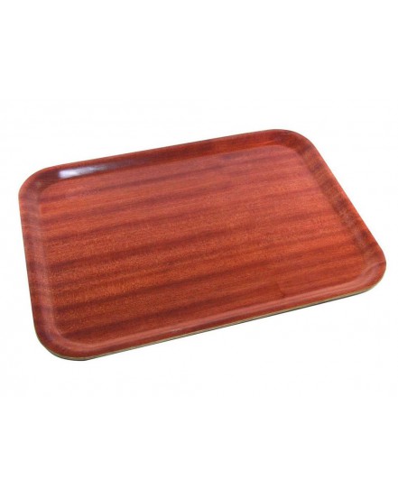 Laminowana taca mahoniowa Magohany 48 x 37 cm - GenWare