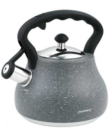 CZAJNIK Z GWIZDKIEM KLAUSBERG 2,7L KB-7447