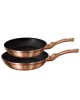 ZESTAW 2 PATELNI GRANITOWYCH BERLINGER HAUS ROSE GOLD BH-1611