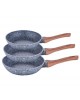 ZESTAW 3 PATELNI GRANITOWYCH BERLINGER HAUS BH-1214