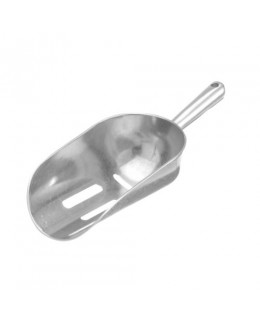 Szufelka barmańska aluminiowa z otworami, Bar up, 0,35L, 220x80mm