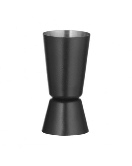 Jigger - miarka barmańska, Bar up, 25ml / 35ml, czarny, ⌀40x(H)75mm