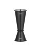 Jigger - miara barmańska z pierścieniem, Bar up, 25ml / 50ml, czarny, ⌀45x(H)110mm