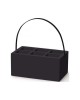 Skrzynka z uchwytem na akcesoria stołowe Madeira Black 280x180x120 mm