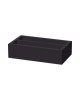 Skrzynka na sztućce dwudzielna Madeira Black 275x165x70 mm