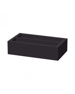 Skrzynka na sztućce dwudzielna Madeira Black 275x165x70 mm