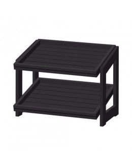 Stojak 2-poziomowy Madeira Black 574x323x441 mm