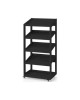 Stojak 4-poziomowy Madeira Black 574x400x1197 mm