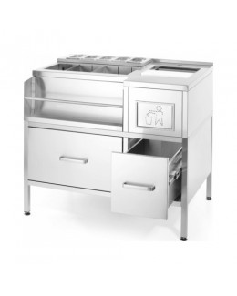 Stacja barowa aperitif Oxygen, 1000x650x(H)900 mm, Barmatic