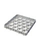 Nadstawka do koszy 1/2 Full Drop 500x500 mm szara, model E2, 20 przegródek, Cambro