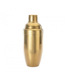 Shaker barmański 3-częściowy w stylu japońskim złoty 700 ml