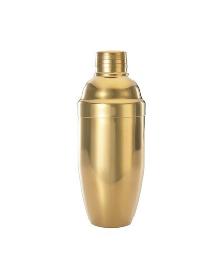 Shaker barmański 3-częściowy w stylu japońskim złoty 700 ml