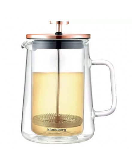 ZAPARZACZ TŁOKOWY DO KAWY/HERBATY TERMICZNY 600ml KLAUSBERG KB-7724
