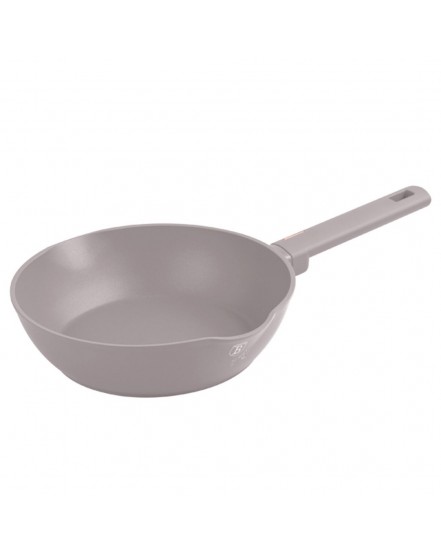 GŁĘBOKA PATELNIA TYTANOWA 24cm BERLINGER HAUS BH-8090 TAUPE