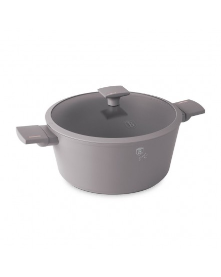 GARNEK TYTANOWY Z POKRYWĄ 30cm BERLINGER HAUS BH-8103 TAUPE