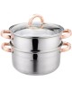 GARNEK NA PARĘ KLAUSBERG 3 ELEM. 22cm KB-7731 ROSE GOLD