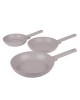 ZESTAW 3 PATELNI TYTANOWYCH BERLINGER HAUS BH-8108 TAUPE
