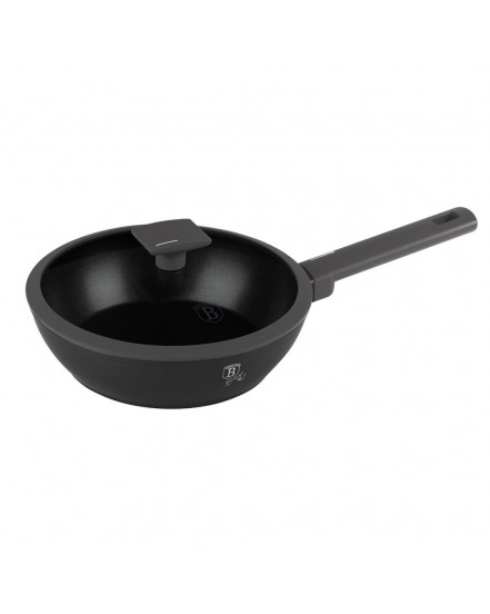 GŁĘBOKA PATELNIA TYTANOWA 24cm BERLINGER HAUS BH-8122 ANTRACIT
