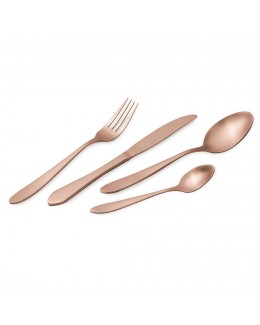 SZTUĆCE 24 ELEM. BERLINGER HAUS BH-3076 SATYNA ROSE GOLD