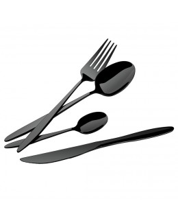 SZTUĆCE 24 ELEM. BERLINGER HAUS BH-3063 POŁYSK SHINY BLACK