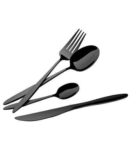 SZTUĆCE 24 ELEM. BERLINGER HAUS BH-3063 POŁYSK SHINY BLACK