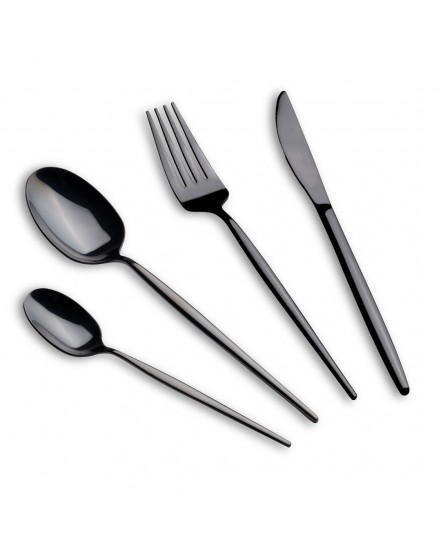 SZTUĆCE 24 ELEM. BERLINGER HAUS BH-3069 POŁYSK SHINY BLACK